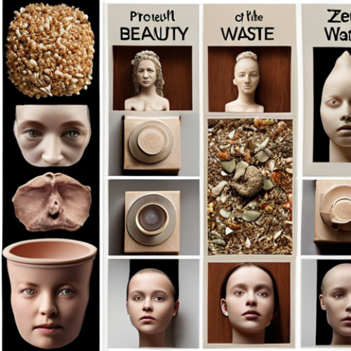 Home 6 Image Prompt 1: The Evolution of Beauty - Zero Waste on Display**